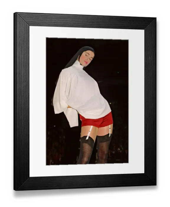 Framed Print : Retro 2000-Mode-Fashion-Gaultier Framed Print : Retro 2000-Mode-Fashion-Gaultier