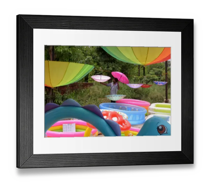 Framed Print : India-Weather-Monsoon