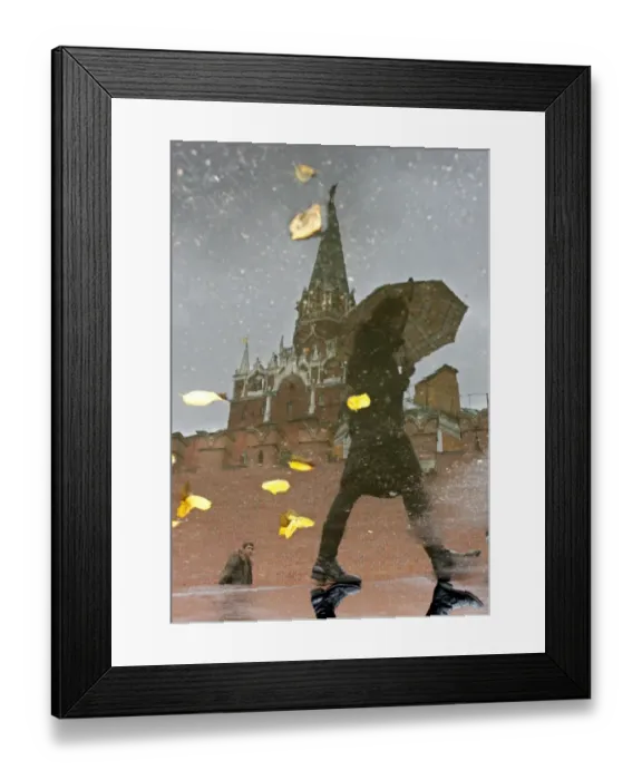 Framed Print : Russia-Weather-Kremlin