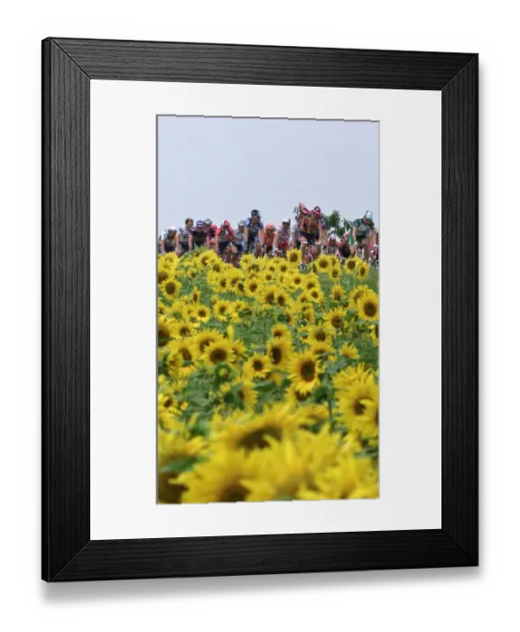 Framed Print : Cyclisme-Tdf2001-Peloton Framed Print : Cyclisme-Tdf2001-Peloton