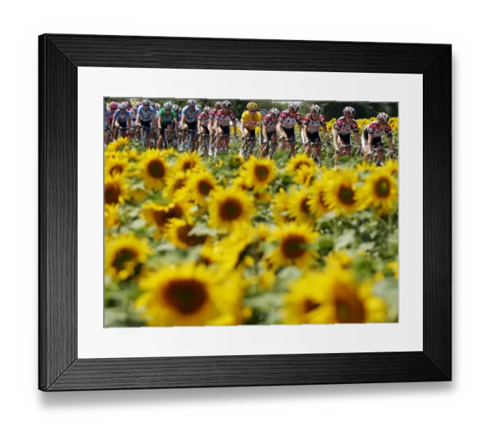 Framed Print : Cycling-Tdf2005-Pack