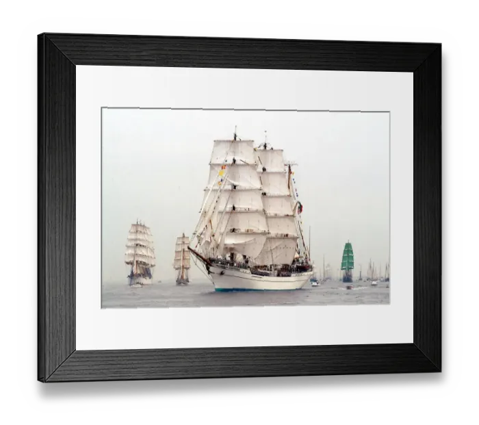 Framed Print : Sailing-Tall Ships-Poland-Sedov
