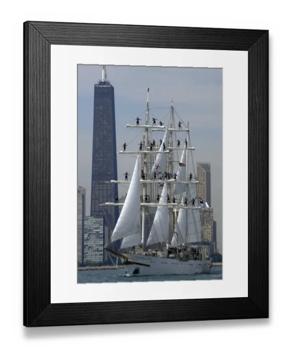 Framed Print : Us-Tall Ships-Tarangini 01