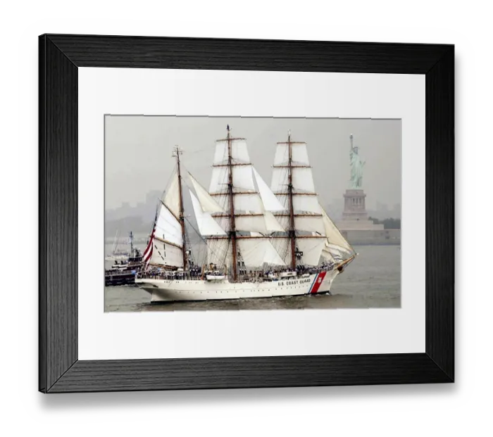 Framed Print : Us-Opsail-Coast Guard
