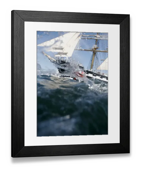 Framed Print : Sailing-Esp-Tallship-Kruzensthern