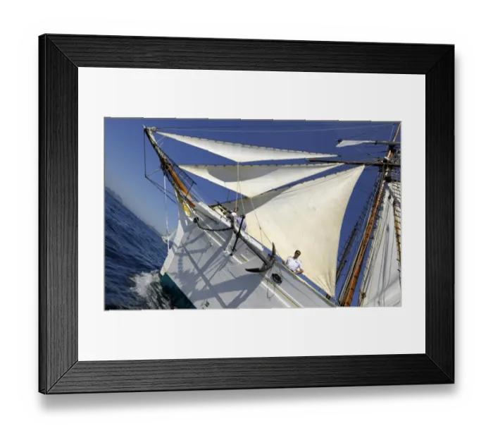 Framed Print : Sailing-Esp-Tallship-Etoile