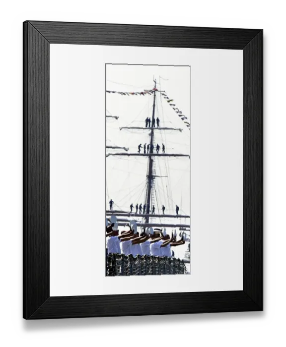 Framed Print : Britain-Trafalgar-Hms-Lancaster Framed Print : Britain-Trafalgar-Hms-Lancaster