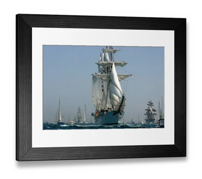 Framed Print : Spain-Tall-Ships-Race Framed Print : Spain-Tall-Ships-Race