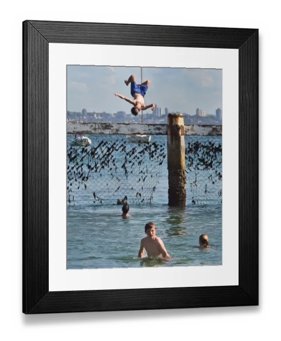 Framed Print : Australia-Summer-Manly Cove