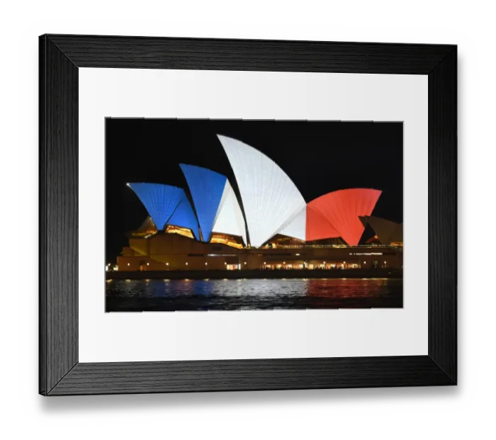 Framed Print : Australia-France-Opera House
