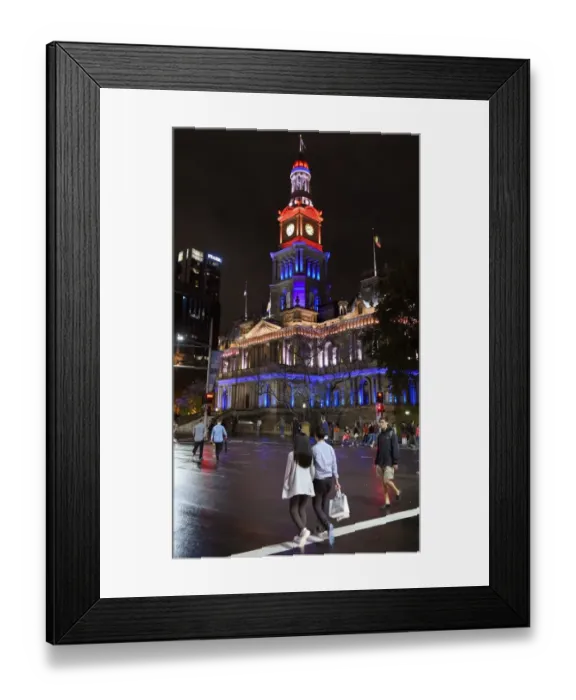 Framed Print : Australia-France-Attacks