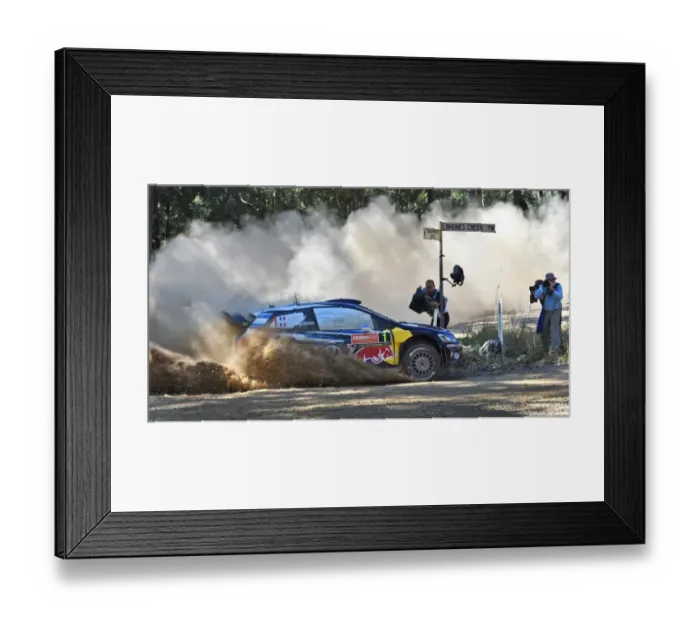 Framed Print : Auto-Rally-Aus Framed Print : Auto-Rally-Aus