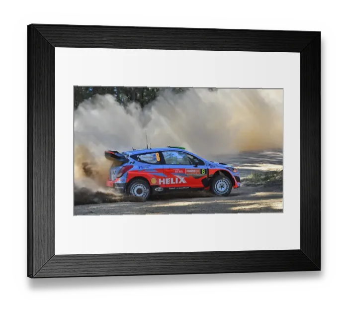 Framed Print : Auto-Rally-Aus Framed Print : Auto-Rally-Aus