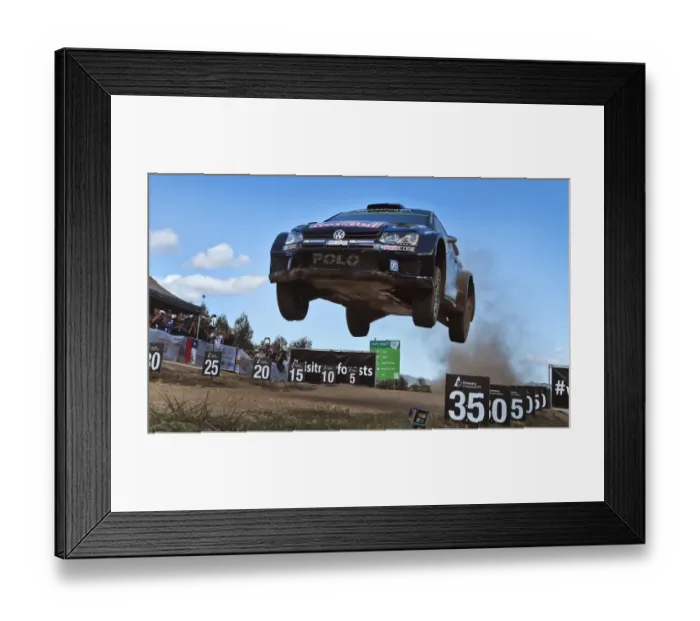 Framed Print : Auto-Rally-Aus Framed Print : Auto-Rally-Aus