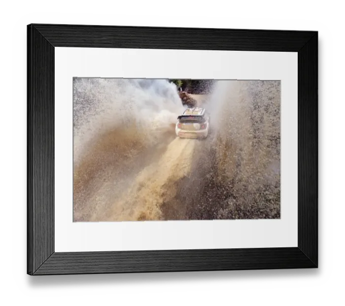 Framed Print : Auto-Rally-Wrc-Australia