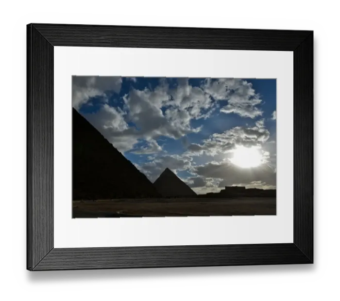 Framed Print : Egypt-Scene-Pyramids-Tourism-Heritage-Giza Framed Print : Egypt-Scene-Pyramids-Tourism-Heritage-Giza
