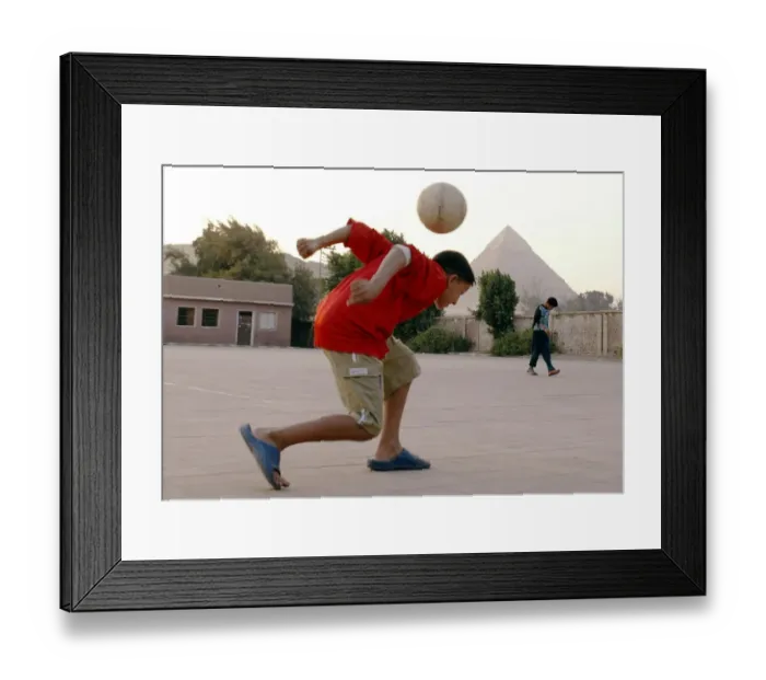 Framed Print : Egypt-Soccer Framed Print : Egypt-Soccer