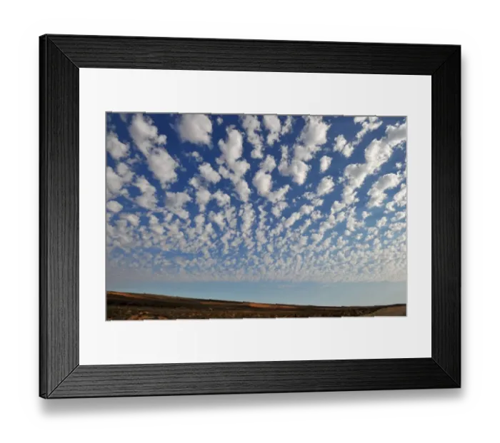 Framed Print : A view of Namaqualand just outside Springbok in the Northern Cape of South Africa on July 6, 201