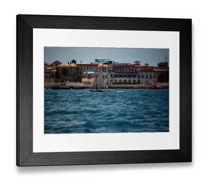 Framed Print : Tanzania-Zanzibar-Fishing Framed Print : Tanzania-Zanzibar-Fishing