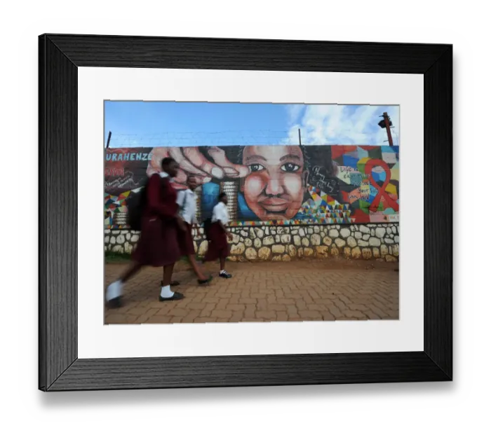 Framed Print : Rwanda-Social-Art