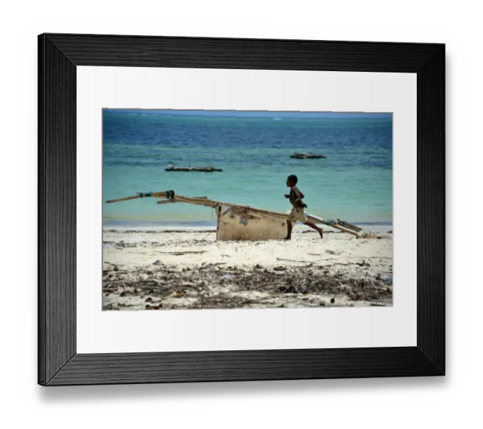 Framed Print : Tanzania-Zanzibar-Theme-Tourism