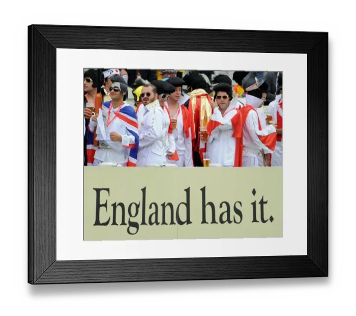 Framed Print : Cricket-Eng-Aus