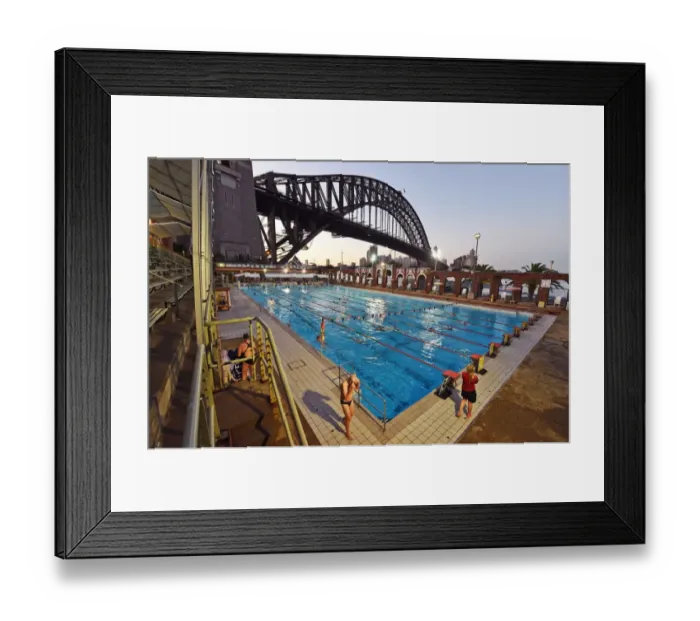 Framed Print : Australia-Swimming-Feature