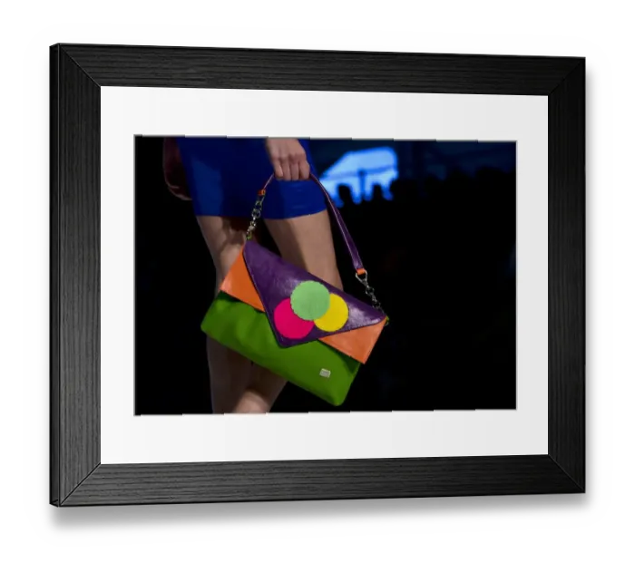 Framed Print : Fashion-Colombia-Bogota Fashion Week