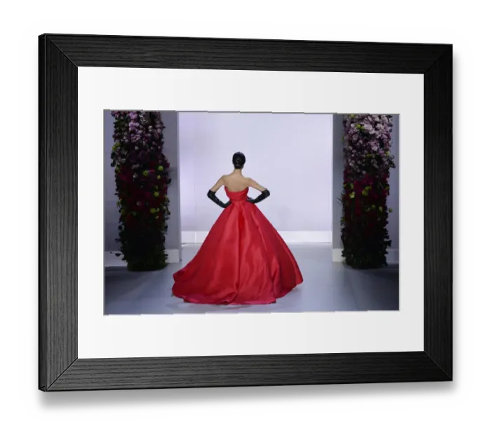 Framed Print : Fashion-France-Ralph & Russo Framed Print : Fashion-France-Ralph & Russo
