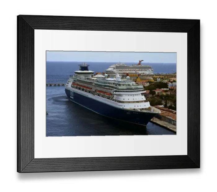 Framed Print : Curacao-Tourism Framed Print : Curacao-Tourism