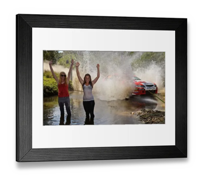 Framed Print : Auto-Rally-Aus Framed Print : Auto-Rally-Aus