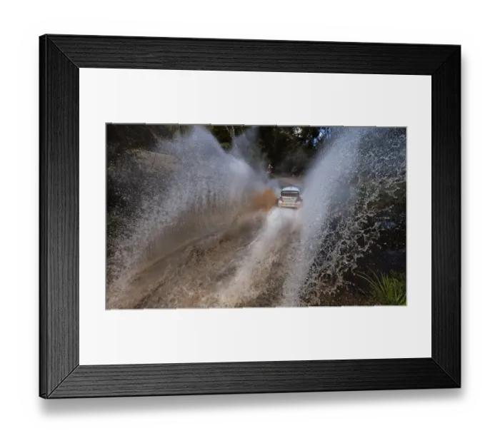 Framed Print : Auto-Rally-Aus
