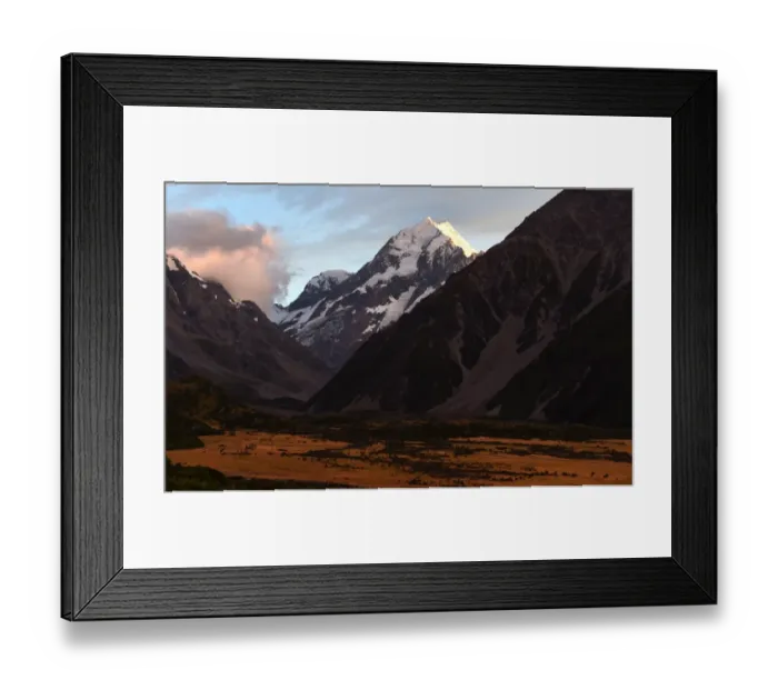 Framed Print : Nzealand-Mt Cook Framed Print : Nzealand-Mt Cook