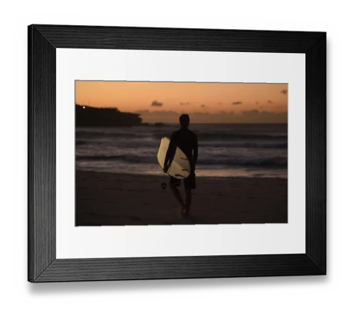 Framed Print : Australia Lifestyle Surfer