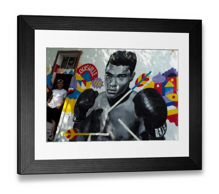 Framed Print : Boxing-Us-Ali Framed Print : Boxing-Us-Ali