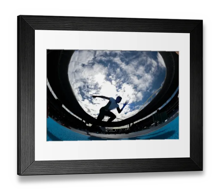 Framed Print : Oly-2016-Athletics-Test Event-Brazil