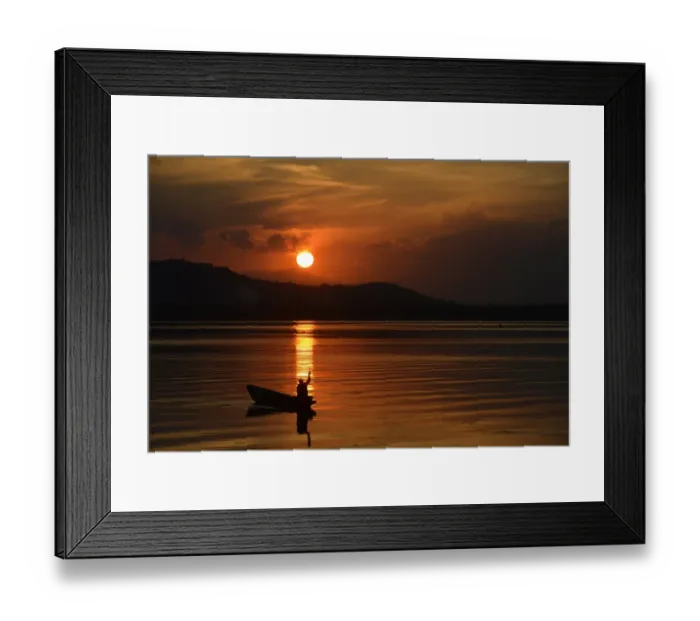 Framed Print : India-Kashmir-Weather-Sunset-Feature
