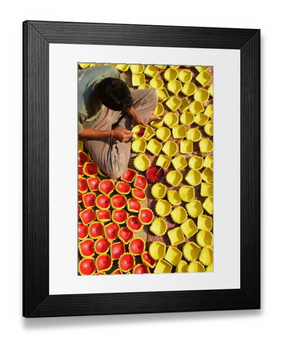 Framed Print : India-Festival-Diwali