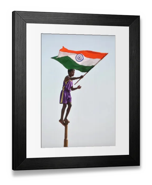 Framed Print : India-Ncc-Flag Framed Print : India-Ncc-Flag
