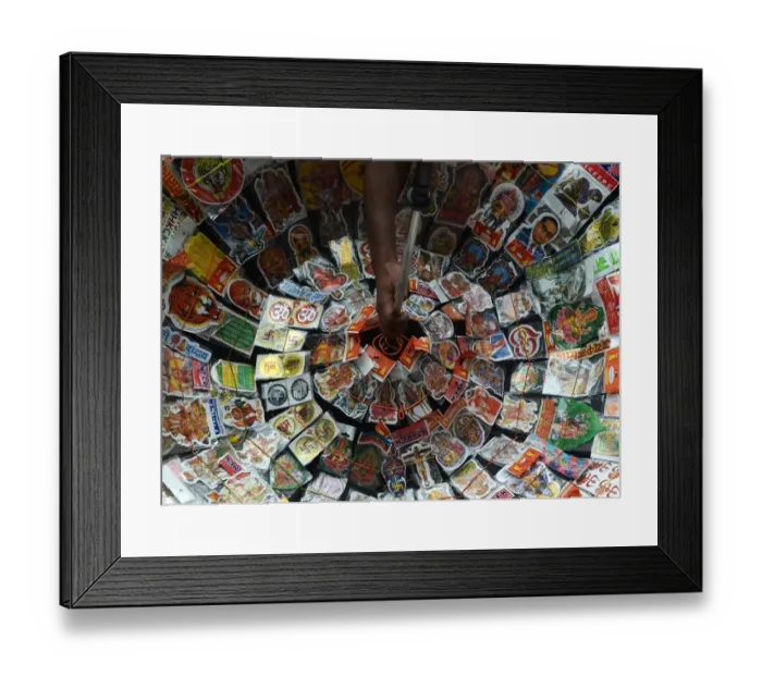 Framed Print : India-Society-Religion-Stickers