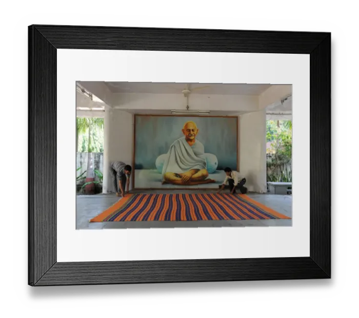 Framed Print : India-Tourism-Gandhi Framed Print : India-Tourism-Gandhi