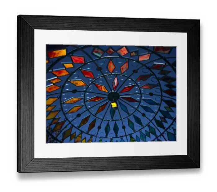 Framed Print : Spain-Colour-Window-Glass
