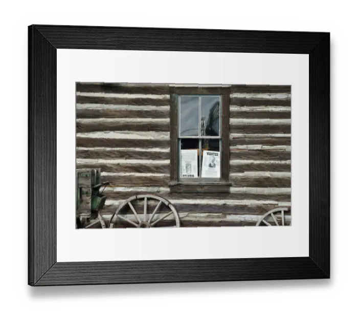 Framed Print : Museum-Us-Old-West-History