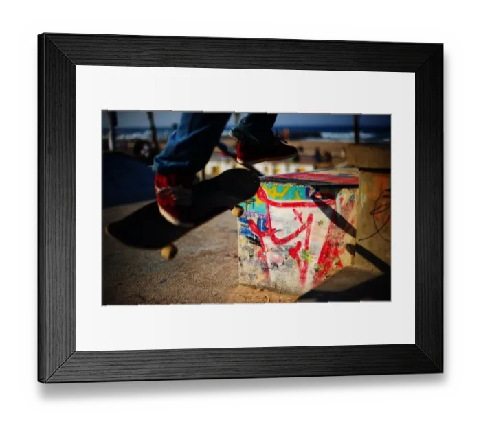 Framed Print : South Africa-Theme-Grafitti-Skateboarding
