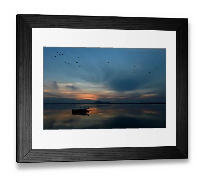 Framed Print : India-Kashmir-Un-Environment-Water