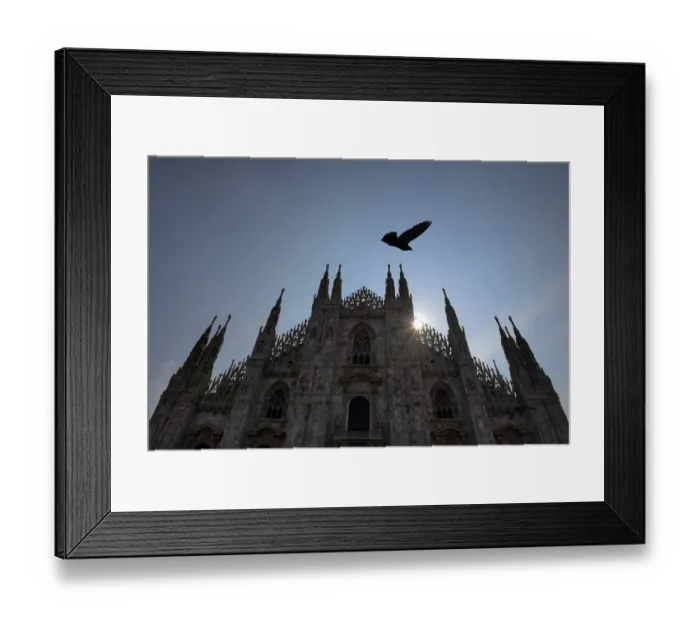 Framed Print : Italy-Tourism-Milan-Duomo