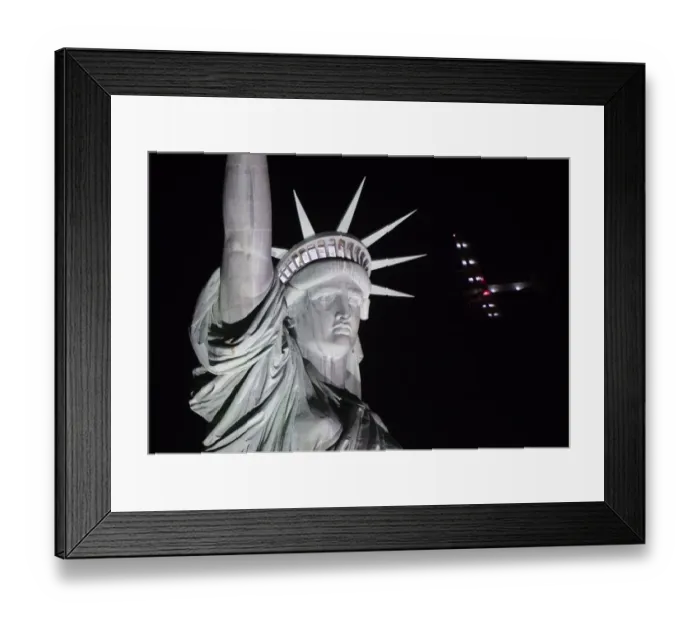 Framed Print : Us-Aviation-Statue of Liberty-Solar Impulse