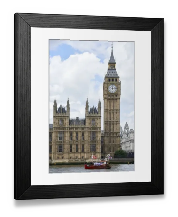 Framed Print : Britain-London-Big Ben Framed Print : Britain-London-Big Ben