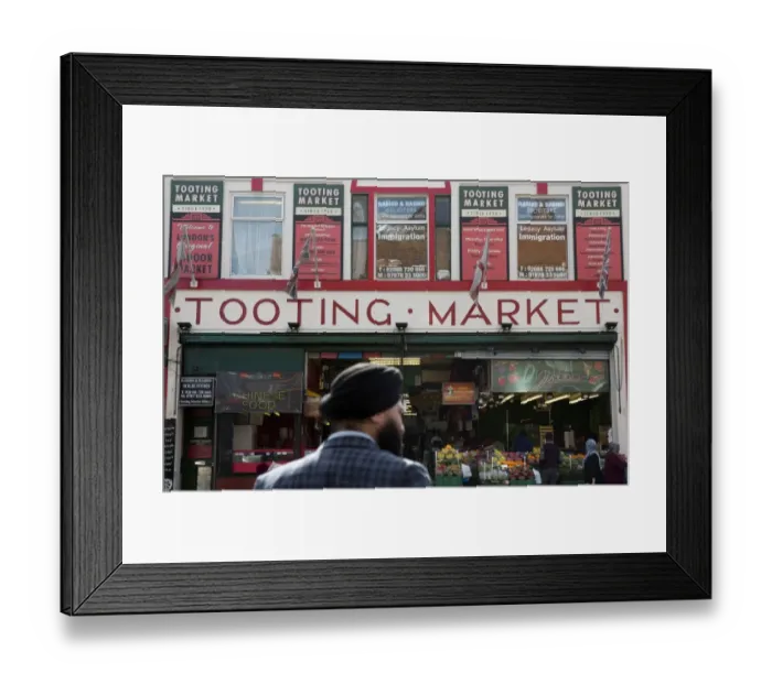 Framed Print : Britain-London-Tooting