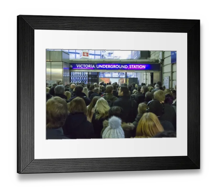 Framed Print : Britain-Transport-London Underground